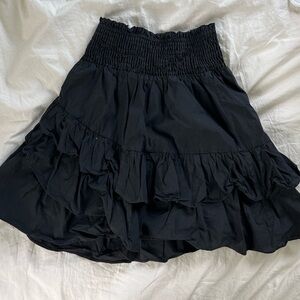 Cotton ruffle skirt